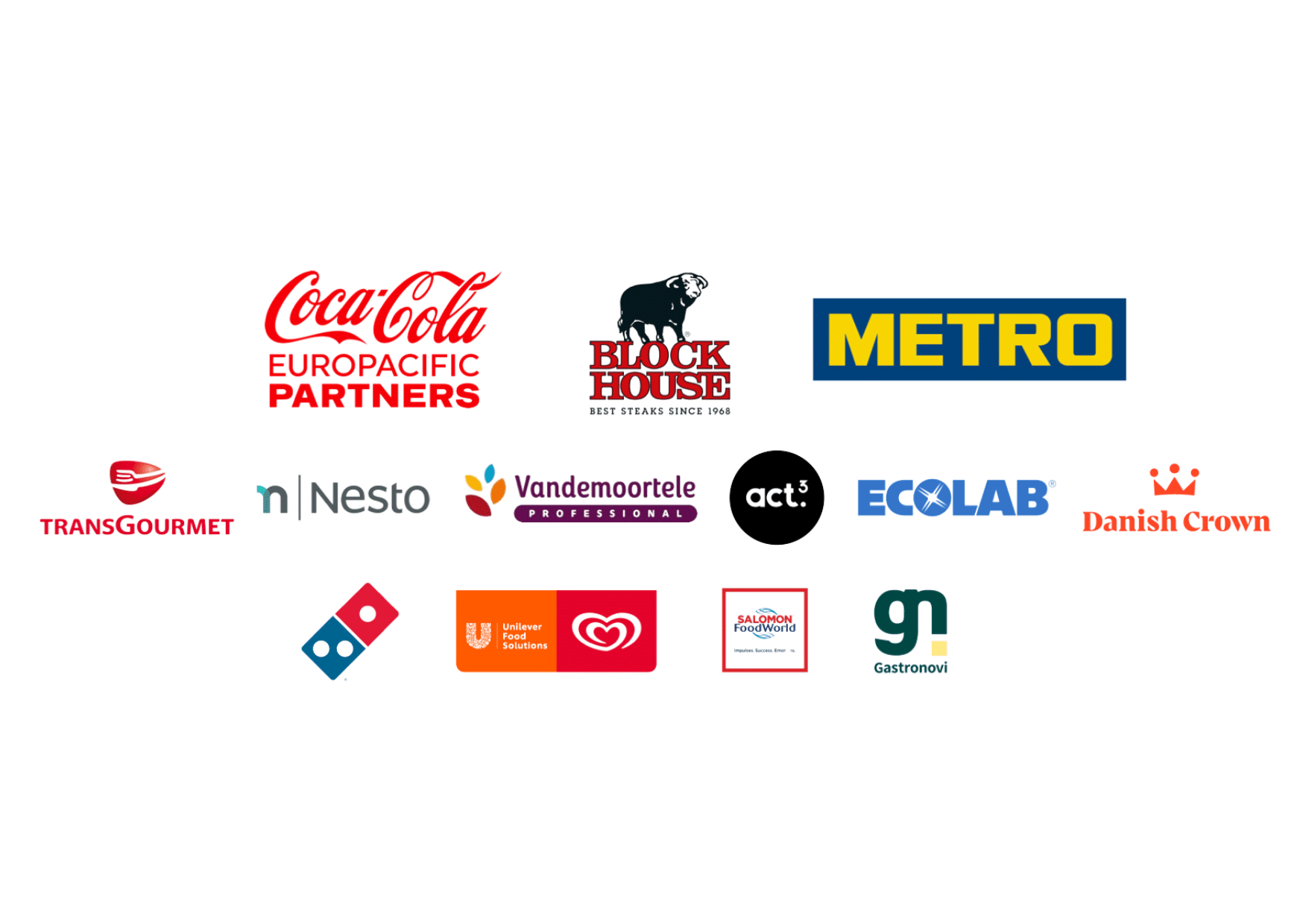 FNF_Partner 2025 Auf dem Bild sieht man die Logos der Partner des Frauenforum Foodservice 2025.